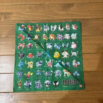 초대 포켓몬스터 캐릭터 손수건 씰 포함 2세트