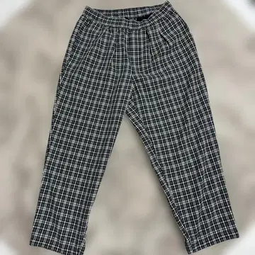 BEAMS 체크 팬츠