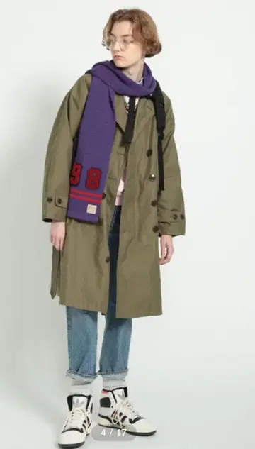 BUZZ RICKSON'S x BEAMS BOY / 별주 트렌치코트
