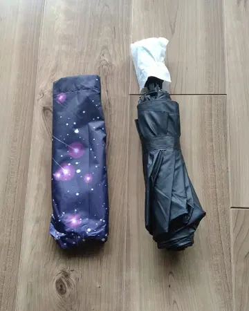 자동 개폐 원터치 접이식 우산 우천 겸용 우주 패턴