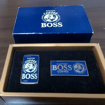 SUNTORY BOSS 산토리 보스 COFFEE 핀 배지 2개 세트