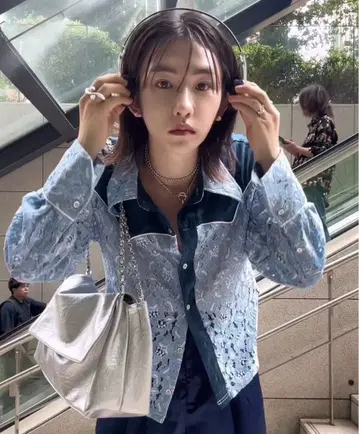 seyto 웨스턴 셔츠 레이스 셔츠 1 사이즈
