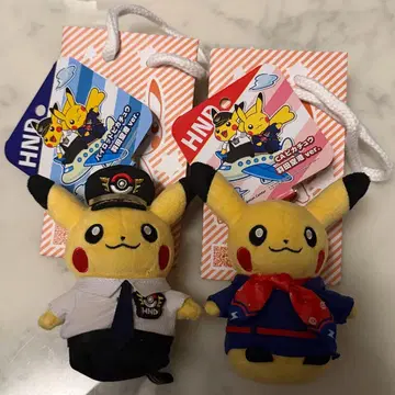 [ 새상품 ] 피카츄 파이롯트 CA 키링 하네다 공항 ver.