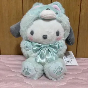 홋카이도 한정 산리오 포차코 여우 봉제 인형