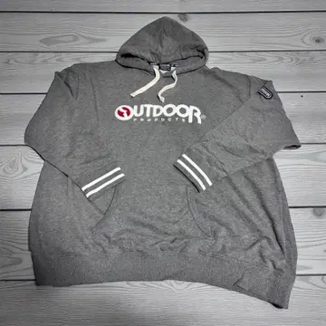OUTDOOR PRODUCTS 그레이 후드티 L
