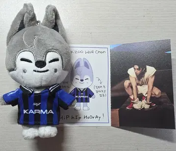 스키즈 방찬 트레카 울프 봉제 인형 KARMA