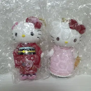 헬로키티전 한정판 시크릿 마스코트 참 A 기모노