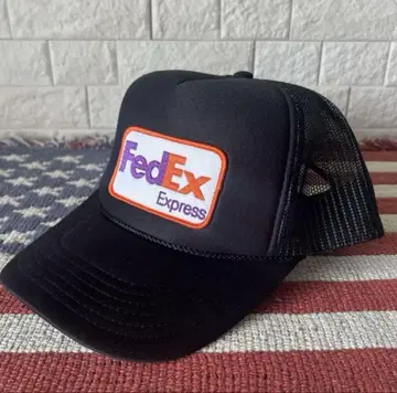 일본 미발매 FedEx 메쉬캡 기업 트래커캡 미사용