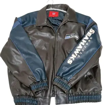 [ 레어 ] NFL 시호크스 SEAHAWKS 자수 바시티 자켓 XL