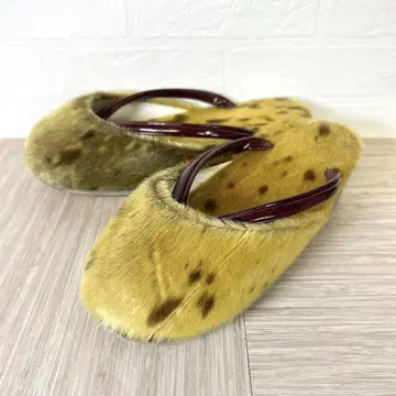 방한 조리 퍼 팥색 23cm 상당