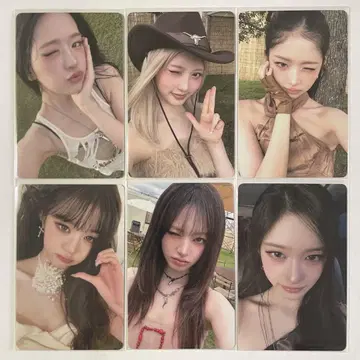 IVE SECRET 오프라인 이벤트 10월 도쿄 트레이딩 카드 6장 컴프