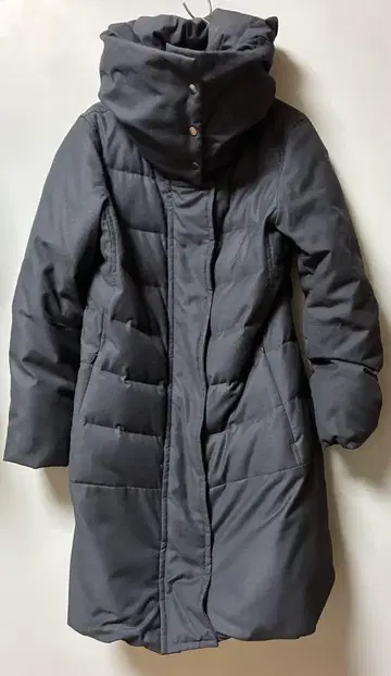 네이비 롱 다운 자켓