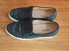 pumond 글리터 슬립온 블랙