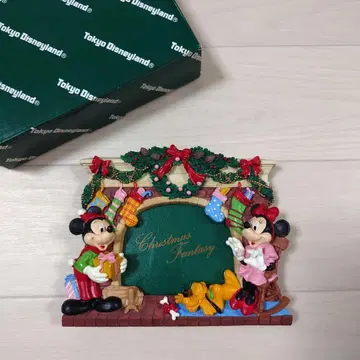 도쿄 디즈니랜드 크리스마스 미키마우스 미니 마우스 사진 액자