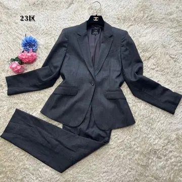 [극미품 현행] 23구 팬츠 수트 테일러드 재킷 그레이 M 25년제