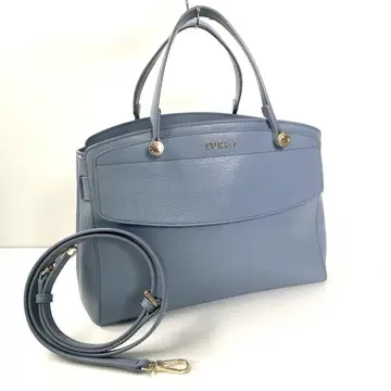 FURLA 가죽 2way 숄더백 블루