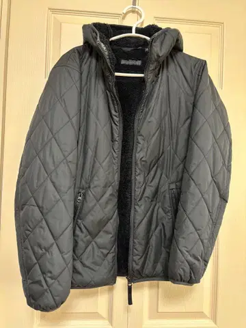 UNIQLO 퀼팅 자켓 후드 부착