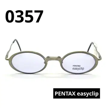 PENTAX 이지클립 실버 오벌 안경 0357