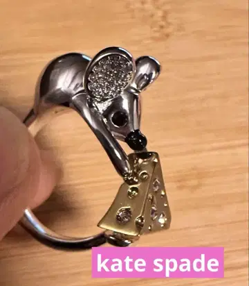 kate spade 쥐와 치즈의 반지
