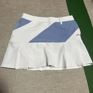 골프용 화이트 블루 스커트