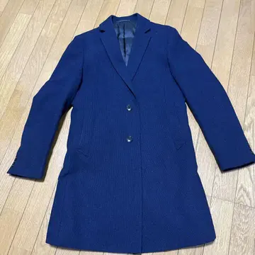 프리미엄 퀄리티 네이비 체스터 코트
