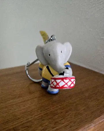 빈티지 프랑스 코끼리 바바르 PVC 피규어 아메토이