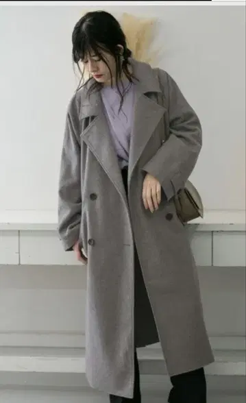 KBF 롱 울 코트