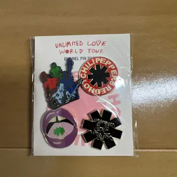 Red Hot Chili Peppers 핀 배지 4개 세트