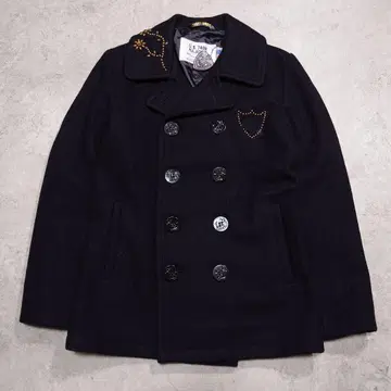 SCHOTT HTC 플라워 스터드 울 코트 USA 34