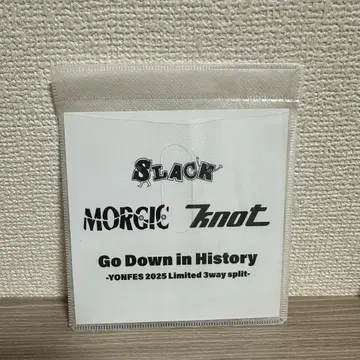 yonfes 한정판 cd SLACK MORGIC knot