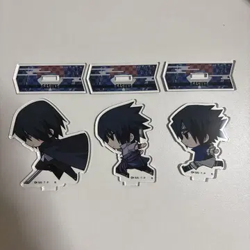 NARUTO BORUTO 우치하 사스케 아크릴 스탠드 3개 세트