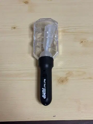 JUMP 응원봉 블랙/투명 LED 탑재