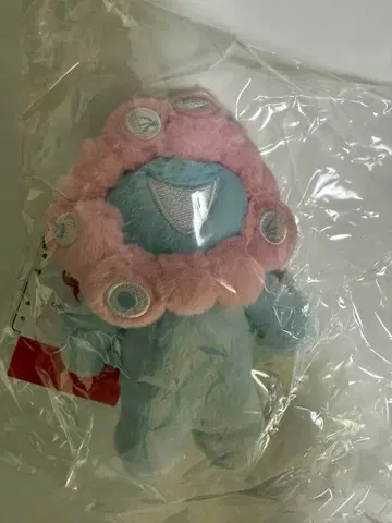 미야쿠미야쿠 파스텔 컬러 마스코트 키링 스카이블루 핑크