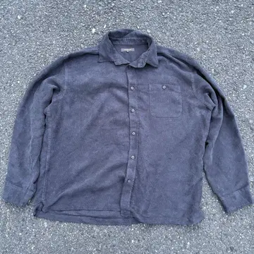 00s black suede blank mode shirt