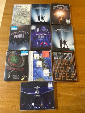 [ 묶음 판매 ] 코부쿠로 라이브 DVD Blu-ray 10장 세트