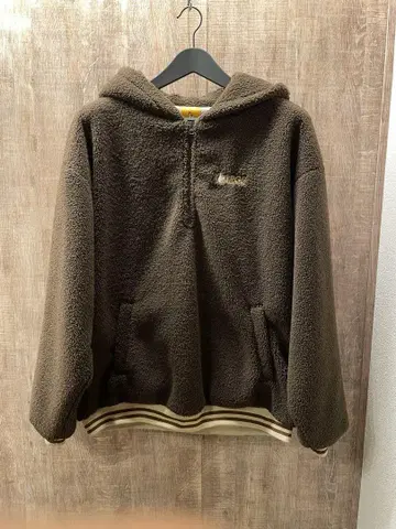 fr2 xlarge 콜라보 후드티 브라운