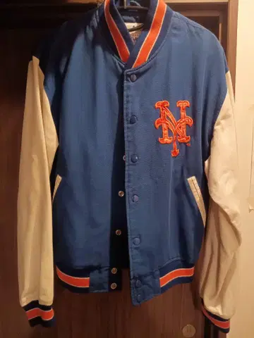 STARTER 뉴욕 메츠 얇은 소재 바시티 자켓 L 사이즈