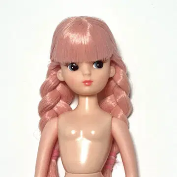 복각판 초대 리카짱 본체 핑크색 머리