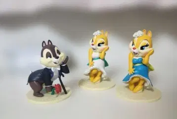 칩과 데일 피규어 세트 3개