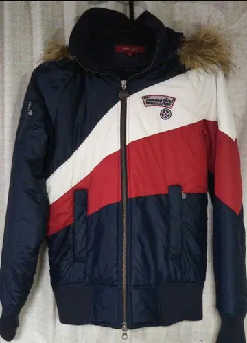토미걸 tommy girl 다운 자켓 M 사이즈 탈부착 가능 퍼