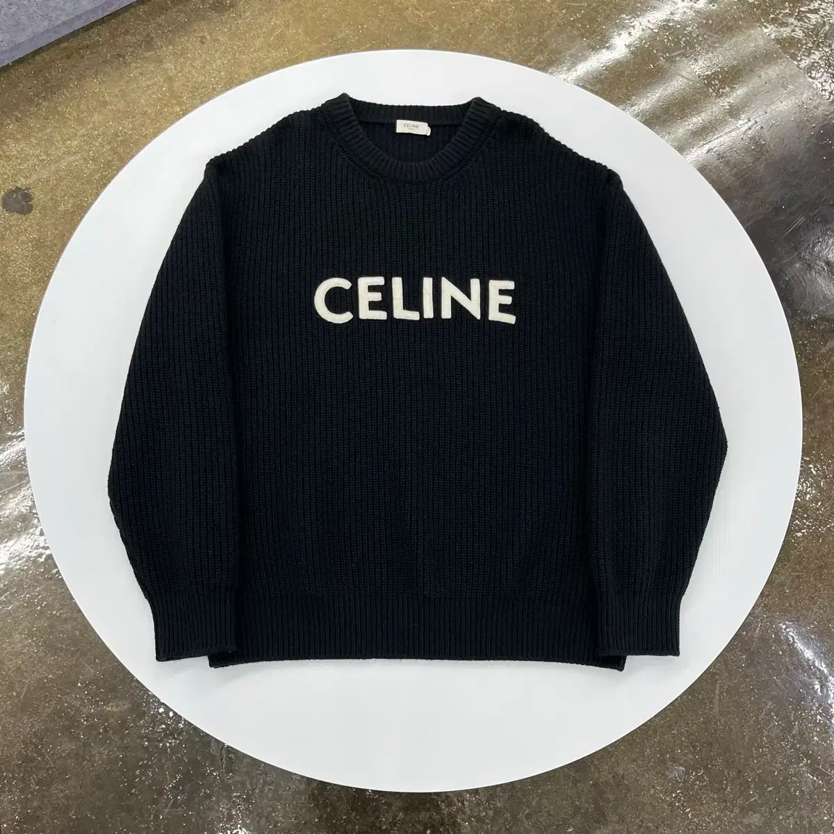 Seline Ribbed Wool Knit [Size S]
