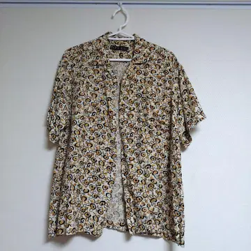 MEN'S BIGI 꽃무늬 반팔 셔츠