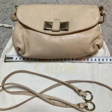 끌로에 베이지 핸드백 스트랩 포함