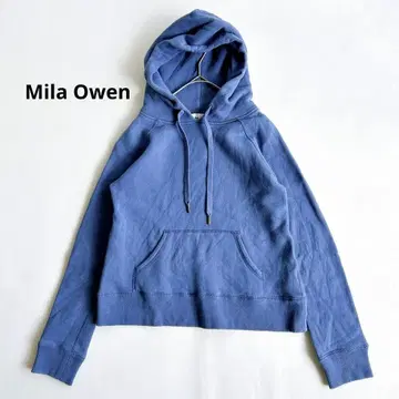 Mila Owen 미라 오웬 후드티 속기모 탁한 블루 0 사이즈