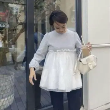 새상품급 로지몬스터 스노우 도킹 상의 그레이