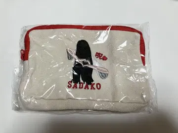 사다코 무서운 귀여움 자수 파우치 D