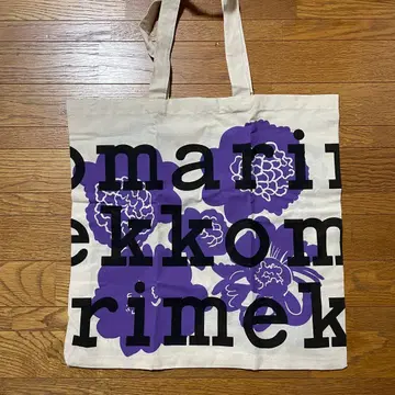marimekko 로고 토트백 피오니 프린트