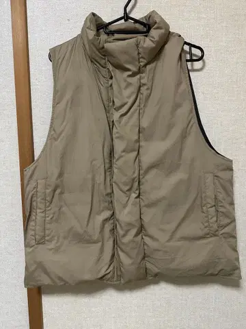 MUJILabo 무지 라보 무인양품 발수 다운 베스트 베이지