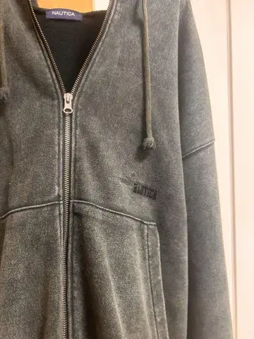 NAUTICA 블랙 후드티