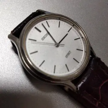seiko SPIRIT 실버/브라운